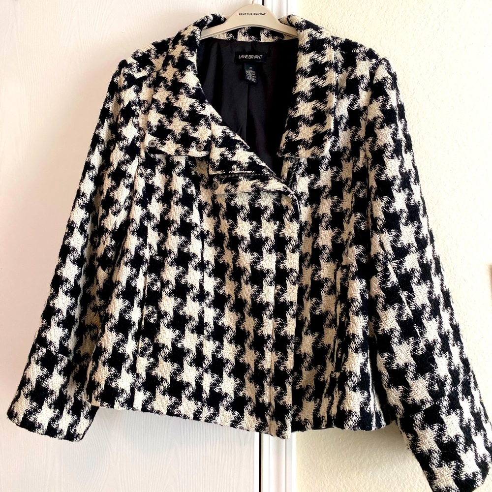 Houndstooth Jacket - Lane Bryant